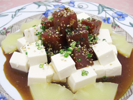 豆腐のポケ　ハワイの香り