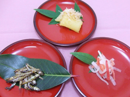 屠蘇肴(祝い肴)三種